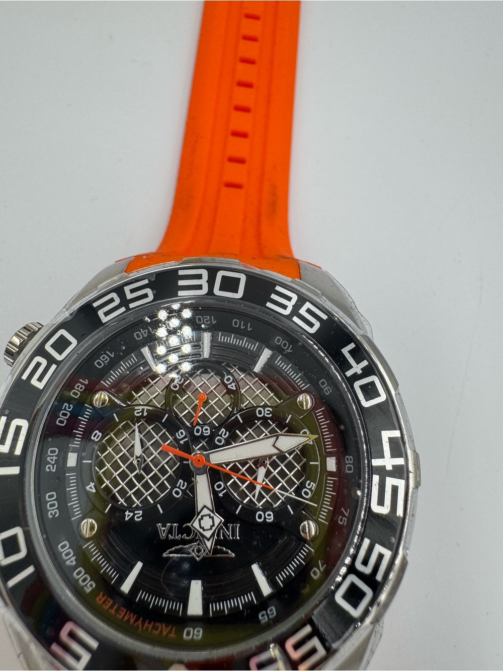 Invicta Speedway SCUBA Typhoon Men's Watch - 50mm. Orange - Picture 14 of 17